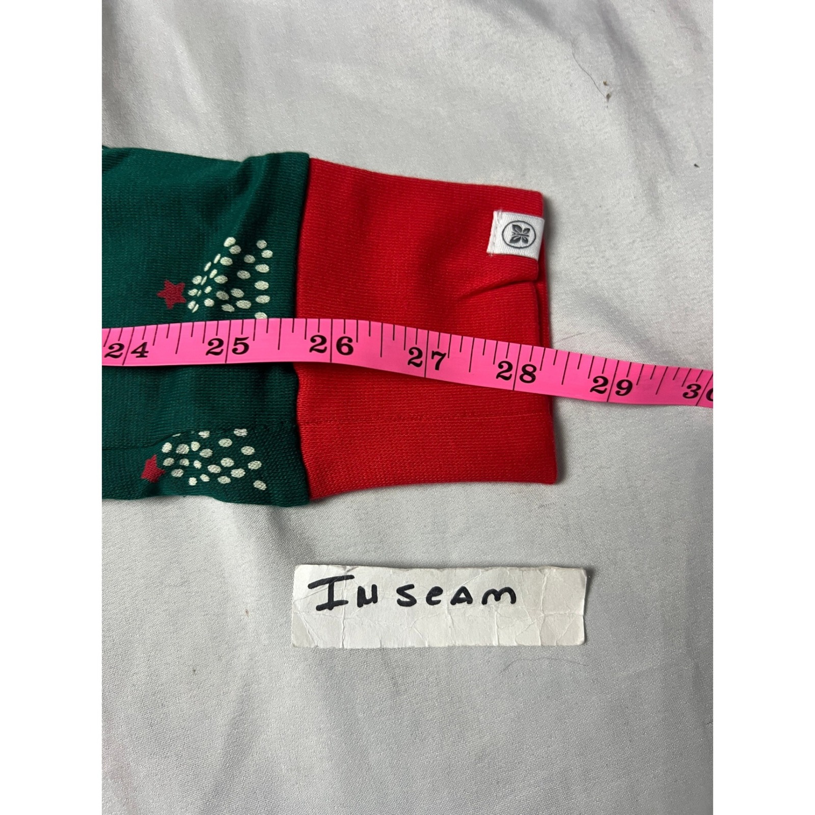 Honest Baby Clothing Womens Xs Red Green Organic Cotton Christmas Pajama Set New — image 7 of 8